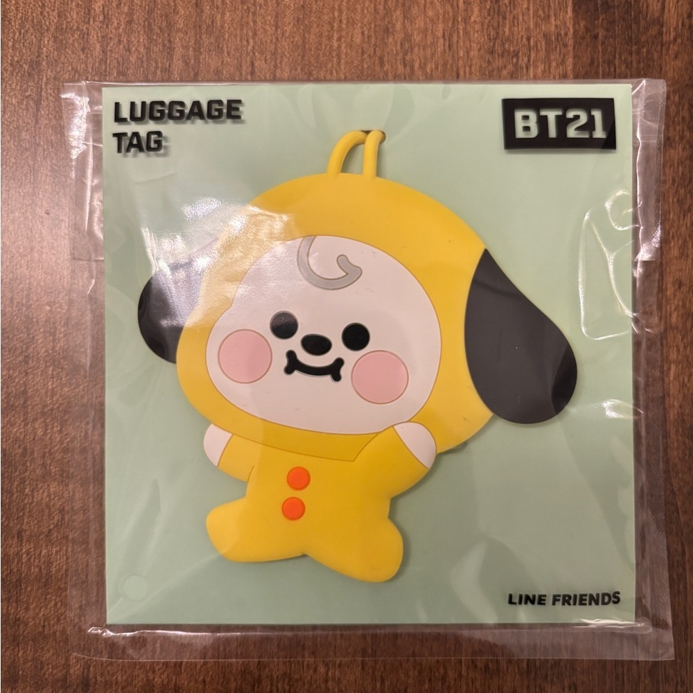 BT21 Line Friends Chimmy Luggage Tag